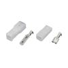 10 Sets 1 Pin 6.3 Series Automotive Connector White Plastic Vehicle Connector Rectangular with Terminal DJ7018-6.3-11/21 1P view 3