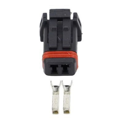 DWFSKZKV 2 Pin Automotive Harness Connector car Connector Plug with Terminal Block DJ7028-1.2-21 (Size : 5 Sets)