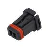 DWFSKZKV 2 Pin Automotive Harness Connector car Connector Plug with Terminal Block DJ7028-1.2-21 (Size : 5 Sets) view 2
