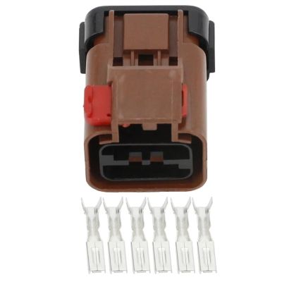 DWFSKZKV 6 Pin Female Plastic Automotive Connector Car Connector Plug with Terminal DJ7066-2.8-21 (Size : 10 Sets)