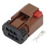 DWFSKZKV 6 Pin Female Plastic Automotive Connector Car Connector Plug with Terminal DJ7066-2.8-21 (Size : 10 Sets) view 3