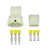5 Sets 3 pin DJ7035F-2.2-11/21 Sealed Male Female Connector Sensor auto Connector 3P view 2