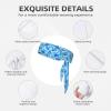 YYHWHJDE Sports Head Tie Made of Cotton Straps for Men & Women Moisture Wicking Athletic for Running, Gym, Working Out Ocean Dolphin Looking at You Printing, Black view 3