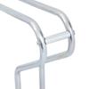 vidaXL Bicycle Stand for 5 Bikes - Floor Mount, Freestanding, Galvanized Steel, Space-Saver with Included Mounting Accessories view 3