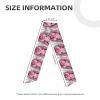 YYHWHJDE Sports Head Tie Made of Cotton Straps for Men & Women Moisture Wicking Athletic for Running, Gym, Working Out Funny Pink Pig Face Pattern, Black view 4
