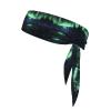 YYHWHJDE Sports Head Tie Made of Cotton Straps for Men & Women Moisture Wicking Athletic for Running, Gym, Working Out Northern Lights Picture, Black view 1