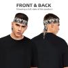 YYHWHJDE Sports Head Tie Made of Cotton Straps for Men & Women Moisture Wicking Athletic for Running, Gym, Working Out Moose Bear Deer Pattern, Black view 2