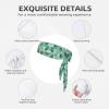 YYHWHJDE Sports Head Tie Made of Cotton Straps for Men & Women Moisture Wicking Athletic for Running, Gym, Working Out Dinosaur Palm Leaf Printing, Black view 3