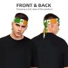 YYHWHJDE Sports Head Tie Made of Cotton Straps for Men & Women Moisture Wicking Athletic for Running, Gym, Working Out Irish Flag Printing, Black view 2
