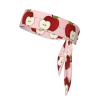 YYHWHJDE Sports Head Tie Made of Cotton Straps for Men & Women Moisture Wicking Athletic for Running, Gym, Working Out Cartoon Red Fruit Picture, Black view 1