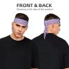 Sports Head Tie Made of Cotton Straps for Men & Women Moisture Wicking Athletic for Running, Gym, Working Out Blueberry Cake Picture view 2