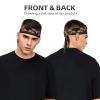 YYHWHJDE Sports Head Tie Made of Cotton Straps for Men & Women Moisture Wicking Athletic for Running, Gym, Working Out Iowa Farmhouse at Dusk Pattern Black, Black, One Size view 2