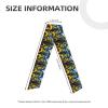 YYHWHJDE Sports Head Tie Made of Cotton Straps for Men & Women Moisture Wicking Athletic for Running, Gym, Working Out Sunflower Blue Butterfly Pattern, Black view 4