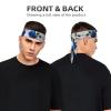 Sports Head Tie Made of Cotton Straps for Men & Women Moisture Wicking Athletic for Running, Gym, Working Out Beautiful Blue Rose Pattern view 2