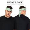 YYHWHJDE Sports Head Tie Made of Cotton Straps for Men & Women Moisture Wicking Athletic for Running, Gym, Working Out Lotus Flowers Waiting to Bloom Picture, Black view 2