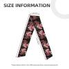 YYHWHJDE Sports Head Tie Made of Cotton Straps for Men & Women Moisture Wicking Athletic for Running, Gym, Working Out red Cherry Blossom Printing, Black view 4