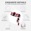 YYHWHJDE Sports Head Tie Made of Cotton Straps for Men & Women Moisture Wicking Athletic for Running, Gym, Working Out Canadian Flag Pattern, Black view 3