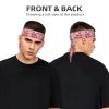 Sports Head Tie Made of Cotton Straps for Men & Women Moisture Wicking Athletic for Running, Gym, Working Out Lovely Pink Pig Pattern view 2