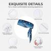 YYHWHJDE Sports Head Tie Made of Cotton Straps for Men & Women Moisture Wicking Athletic for Running, Gym, Working Out Blue Starry Sky Picture, Black view 3