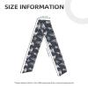 YYHWHJDE Sports Head Tie Made of Cotton Straps for Men & Women Moisture Wicking Athletic for Running, Gym, Working Out Gray Cow Printing, Black view 4
