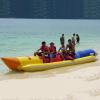 Hlixzoy Water Surfing Inflatable Banana Boat, Water Park Amusement Equipment and Multi-Person Flying Fish Inflatable PVC Kayak, Suitable for Adults and Children,3 People view 1