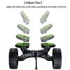 ZIJINGM Adjustable Canoe Boat Carrier, Kayak Cart Trolley, Heavy Duty Beach Trolley Trailer Equipment, 75kg Load Capacity, Convenient to Bundle, for Moving Surfboards view 3