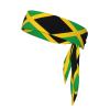 Sports Head Tie Made of Cotton Straps for Men & Women Moisture Wicking Athletic for Running, Gym, Working Out Jamaica Flag Pattern view 1