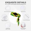 Sports Head Tie Made of Cotton Straps for Men & Women Moisture Wicking Athletic for Running, Gym, Working Out Jamaica Flag Pattern view 3