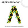 Sports Head Tie Made of Cotton Straps for Men & Women Moisture Wicking Athletic for Running, Gym, Working Out Jamaica Flag Pattern view 4