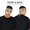 YYHWHJDE Sports Head Tie Made of Cotton Straps for Men & Women Moisture Wicking Athletic for Running, Gym, Working Out Wonderful Little Mushrooms Pattern, Black view 2