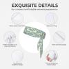 Sports Head Tie Made of Cotton Straps for Men & Women Moisture Wicking Athletic for Running, Gym, Working Out Teal Grey and White Floral Printing view 3