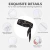 YYHWHJDE Sports Head Tie Made of Cotton Straps for Men & Women Moisture Wicking Athletic for Running, Gym, Working Out Late Night Owl Pattern, Black view 3