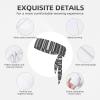 YYHWHJDE Sports Head Tie Made of Cotton Straps for Men & Women Moisture Wicking Athletic for Running, Gym, Working Out Black and White Stripes Pattern view 3