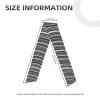 YYHWHJDE Sports Head Tie Made of Cotton Straps for Men & Women Moisture Wicking Athletic for Running, Gym, Working Out Black and White Stripes Pattern view 4