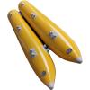 Hlixzoy Thickened Double Air Chamber Fishing Platform Pontoon, Fire Emergency Anti-Collision Pontoon, Water Bicycle Inflatable Pontoon, Fishing Boat Platform Accessories view 1