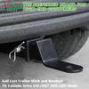 10L0L Golf Cart Rear Chassis Trailer Hitch and Receiver for Yamaha G29 Drive (2007-2016) G&E Golf Cart Model view 2