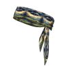 YYHWHJDE Sports Head Tie Made of Cotton Straps for Men & Women Moisture Wicking Athletic for Running, Gym, Working Out UFO Landing Pattern, Black view 1