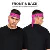 YYHWHJDE Sports Head Tie Made of Cotton Straps for Men & Women Moisture Wicking Athletic for Running, Gym, Working Out Cute Donuts Pattern, Black view 2