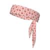 YYHWHJDE Sports Head Tie Made of Cotton Straps for Men & Women Moisture Wicking Athletic for Running, Gym, Working Out Cherry Cake Picture, Black view 1