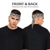 Sports Head Tie Made of Cotton Straps for Men & Women Moisture Wicking Athletic for Running, Gym, Working Out Steaming hot Coffee Pattern view 2