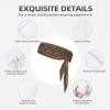 YYHWHJDE Sports Head Tie Made of Cotton Straps for Men & Women Moisture Wicking Athletic for Running, Gym, Working Out African Tribal Ethnic Texture Picture, Black view 3