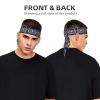 YYHWHJDE Sports Head Tie Made of Cotton Straps for Men & Women Moisture Wicking Athletic for Running, Gym, Working Out Fantasy Tiara Picture, Black view 2