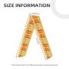 YYHWHJDE Sports Head Tie Made of Cotton Straps for Men & Women Moisture Wicking Athletic for Running, Gym, Working Out Sunflower Seeds and Foxes Printing, Black view 4