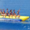 Hlixzoy Inflatable Water Flying Fish Water Banana Boat, Large Water Surfing PVC Kayak Suitable for Adults and Children, Toy Facilities,3 People view 1