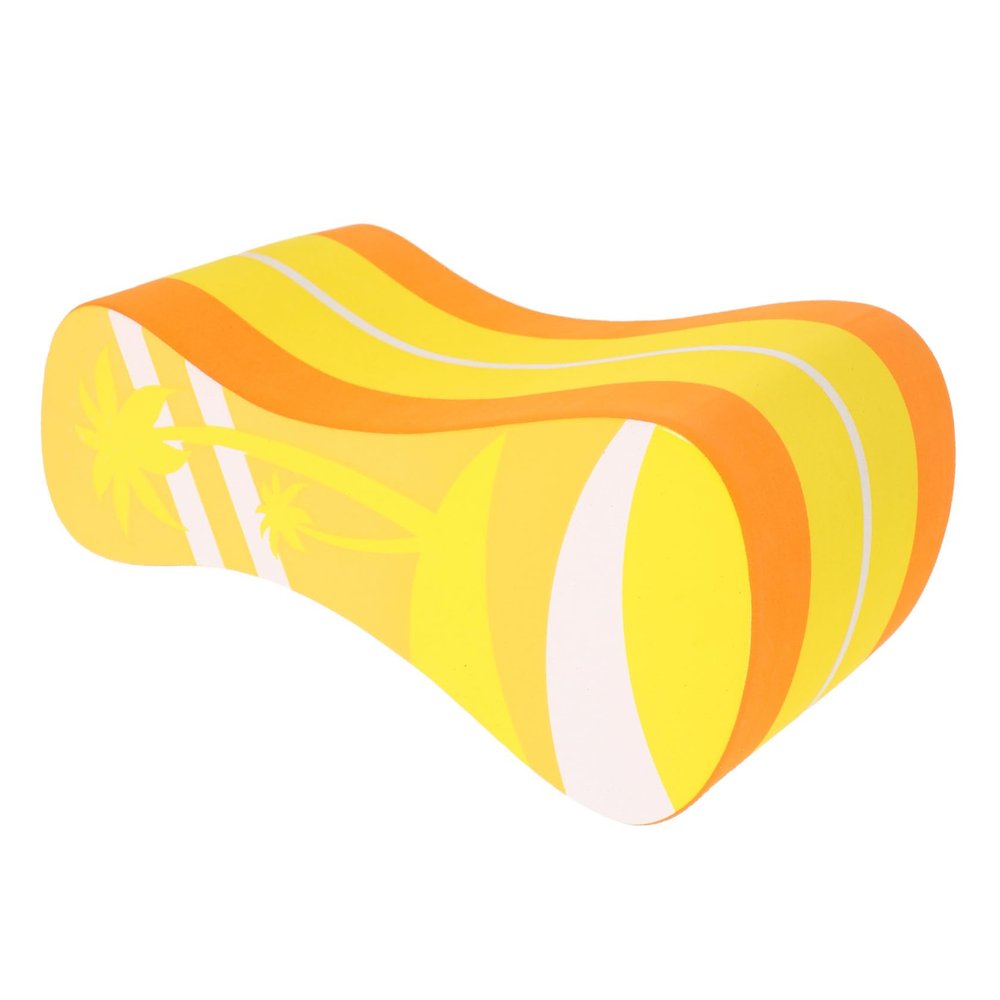 GOOHOCHY Boy Girl's Floating Swim Board Thickened for Swimming Training Lightweight Skin-Friendly for Pool Use and Skill Development Yellow Coconut Palm Design