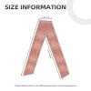 YYHWHJDE Sports Head Tie Made of Cotton Straps for Men & Women Moisture Wicking Athletic for Running, Gym, Working Out Rose Gold Pattern Backgrounds Printing, Black view 4