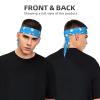 YYHWHJDE Sports Head Tie Made of Cotton Straps for Men & Women Moisture Wicking Athletic for Running, Gym, Working Out White Goose House Printing, Black view 2