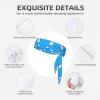 YYHWHJDE Sports Head Tie Made of Cotton Straps for Men & Women Moisture Wicking Athletic for Running, Gym, Working Out White Goose House Printing, Black view 3