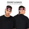 YYHWHJDE Sports Head Tie Made of Cotton Straps for Men & Women Moisture Wicking Athletic for Running, Gym, Working Out Canadian Flag Picture, Black view 2
