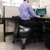 CMYUN Yoga Ball Chair Stability Balance Ball Chair for Office, Yoga Ball Seat with Wheels & Back Support, Ergonomic Chair for Adults Kids, Easily Stores Under Desk view 1